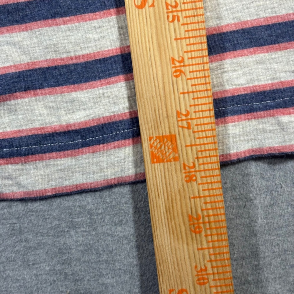Patagonia Mens Organic Cotton Striped Polo Shirt Small‎ Grey Blue Pink 52776 - Picture 5 of 9